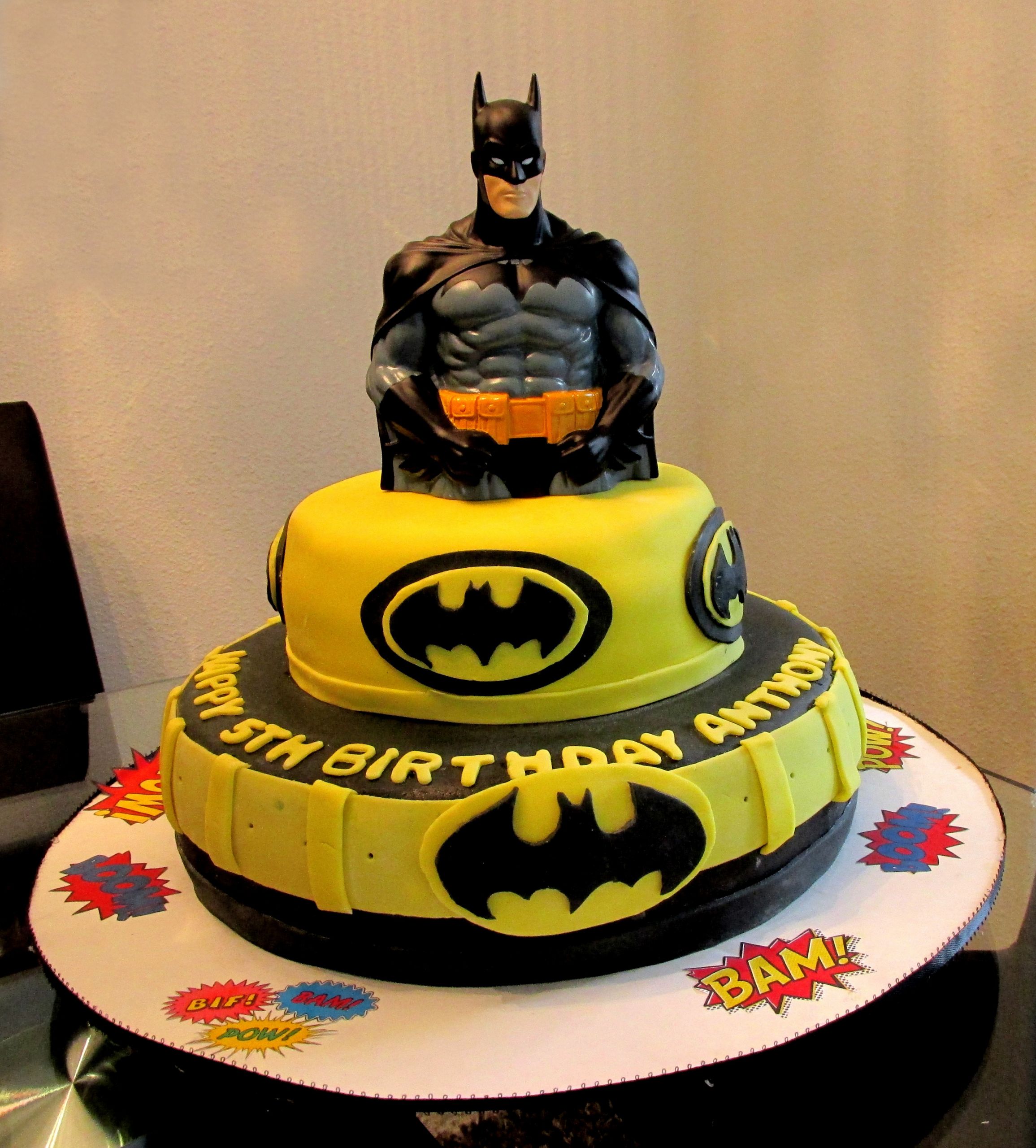 Batman Birthday Cake Awesome Batman Cake Cakecentral