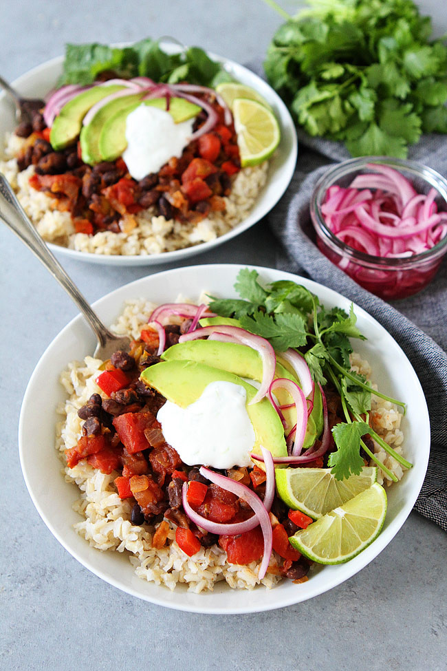 Black Bean Dinner Recipes Luxury Black Bean Skillet Dinner with Pickled Onions and Lime