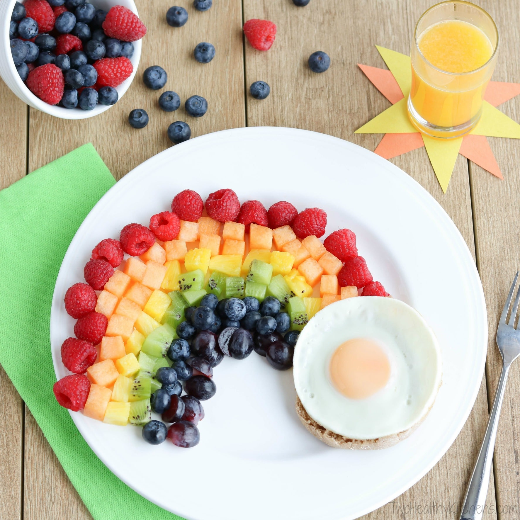 Breakfast Food for Kids Inspirational Fruit Rainbow with A Pot Of Gold Fun Breakfast Idea for
