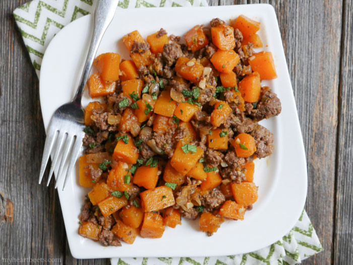 Butternut Squash and Ground Beef Beautiful Spicy Ground Beef and butternut Squash