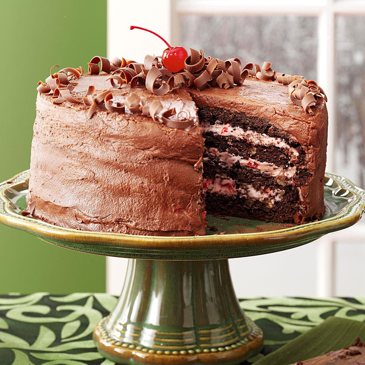 Cherry Chocolate Cake New Cherry Chocolate Layer Cake Recipe