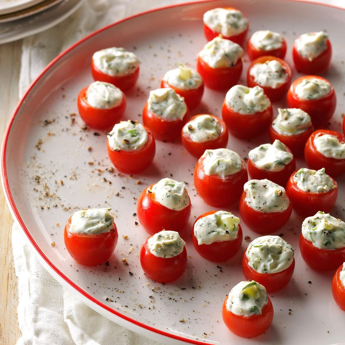 Cherry tomato Appetizers Recipes Lovely Stuffed Cherry tomato Appetizer Recipes