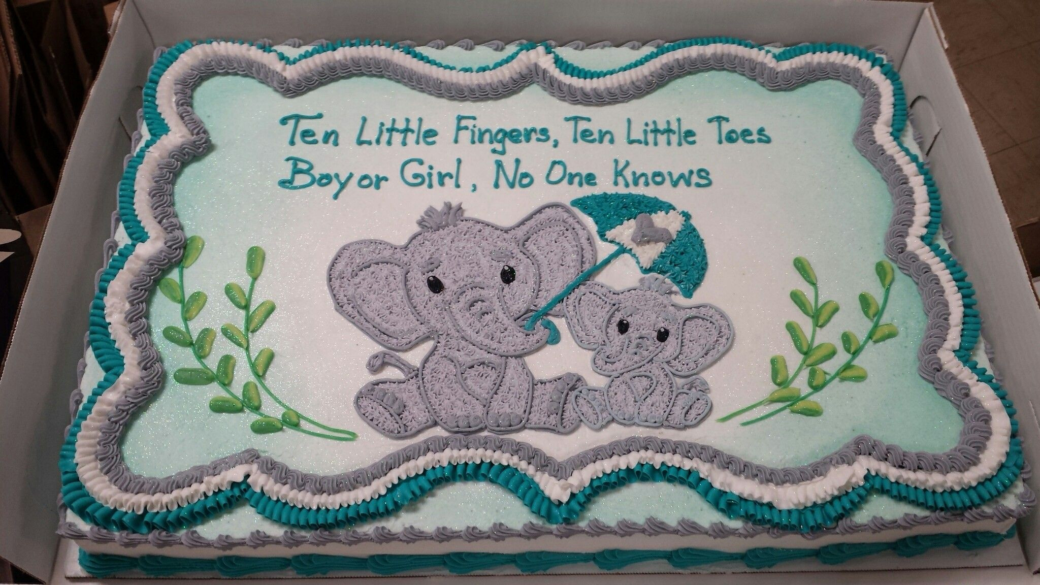 Elephant Baby Shower Sheet Cake Best Of Pin On Karen S Cakes Kw at Tapps Cake Emporium Parma Ohio