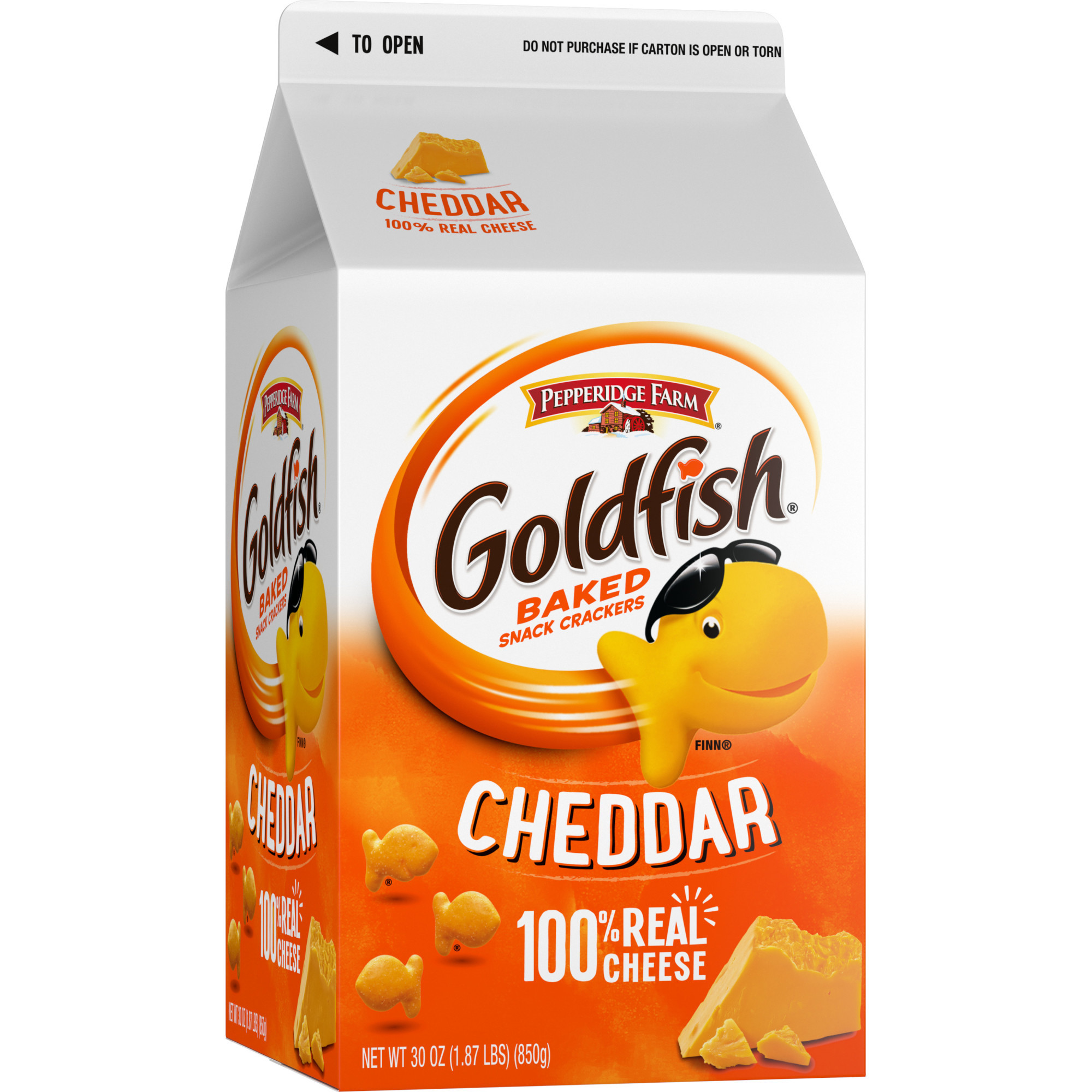 Gold Fish Crackers Inspirational Goldfish Pepperidge Farm Cheddar Crackers 30 Oz Carton