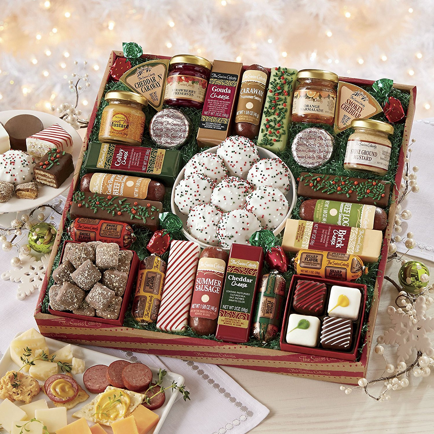 Gourmet Food Gifts Luxury Gourmet Food Gift Baskets Best Cheeses Sausages Meat