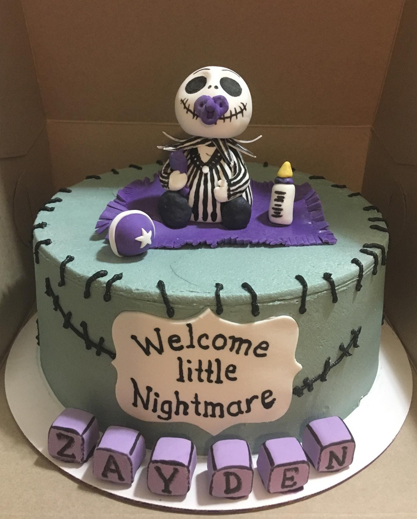 Nightmare before Christmas Baby Shower Cakes Lovely Pin by Jennie Zagar On Baby Lee