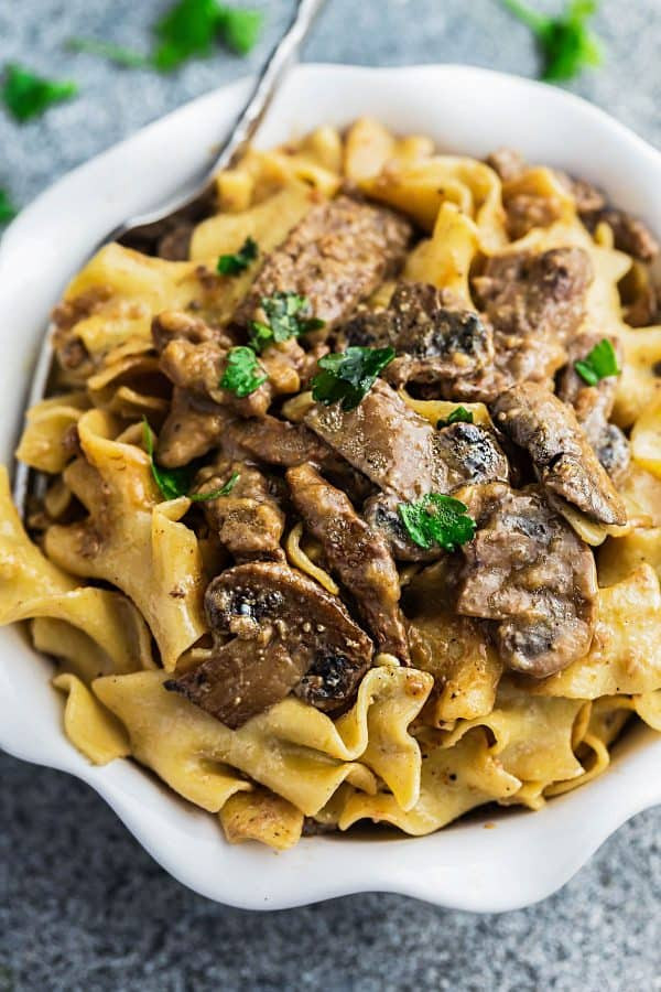 One Pot Beef Stroganoff Unique Beef Stroganoff – Easy E Pot