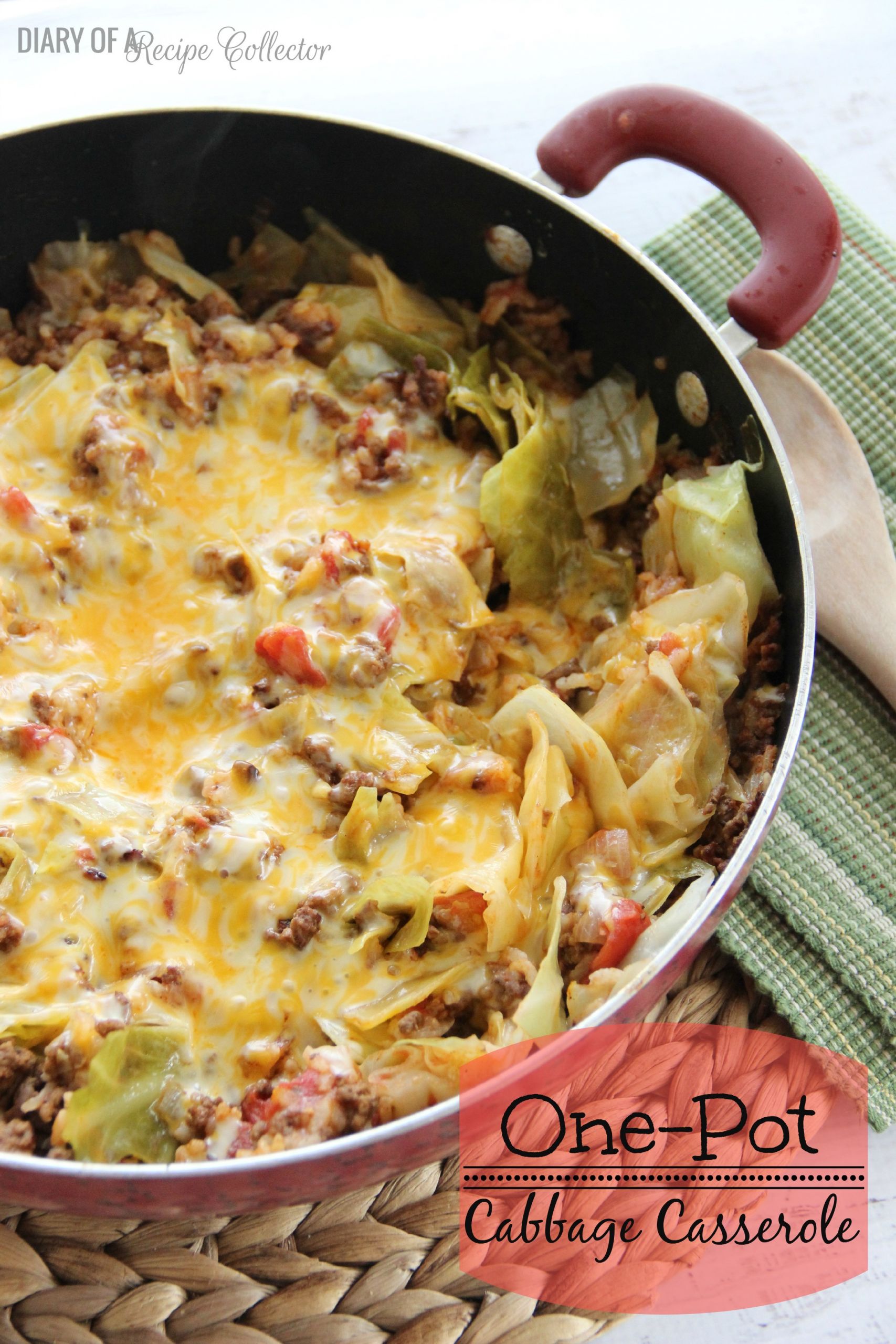 One Pot Cabbage Casserole Awesome E Pot Cabbage Casserole Diary Of A Recipe Collector