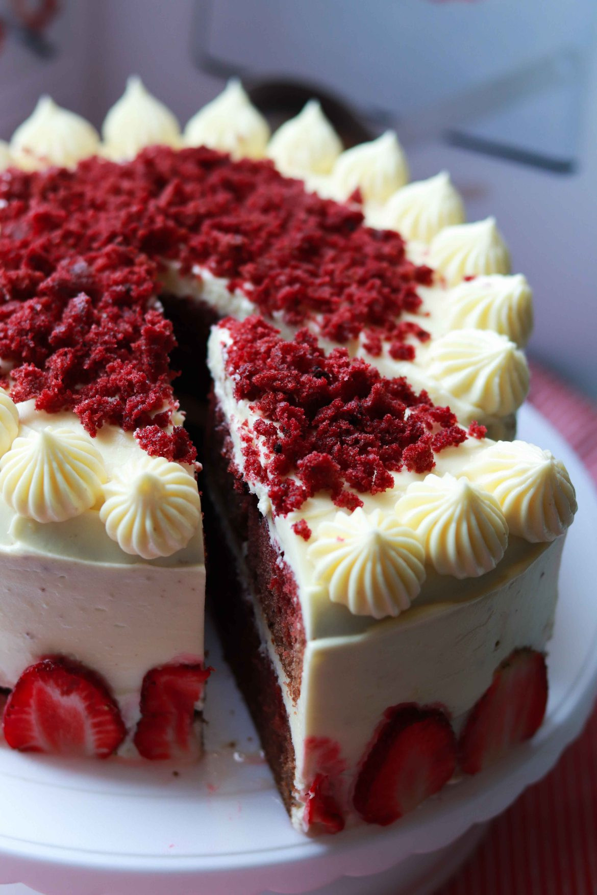 Red Velvet Cake Cream Cheese Frosting Luxury Hopeless Romantic Red Velvet Cake with Cream Cheese Frosting