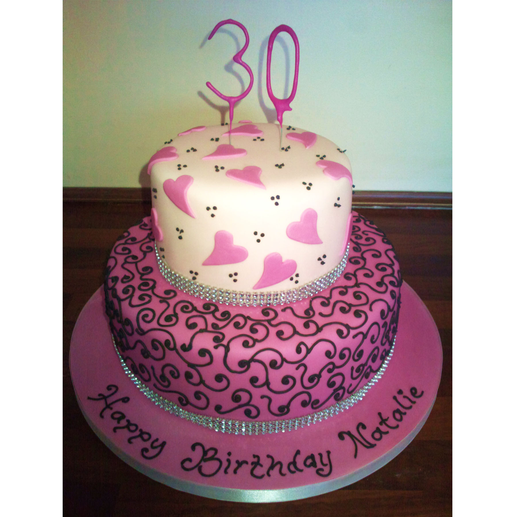 30th Birthday Cake Beautiful 30th Birthday Cake – Ann S Designer Cakes