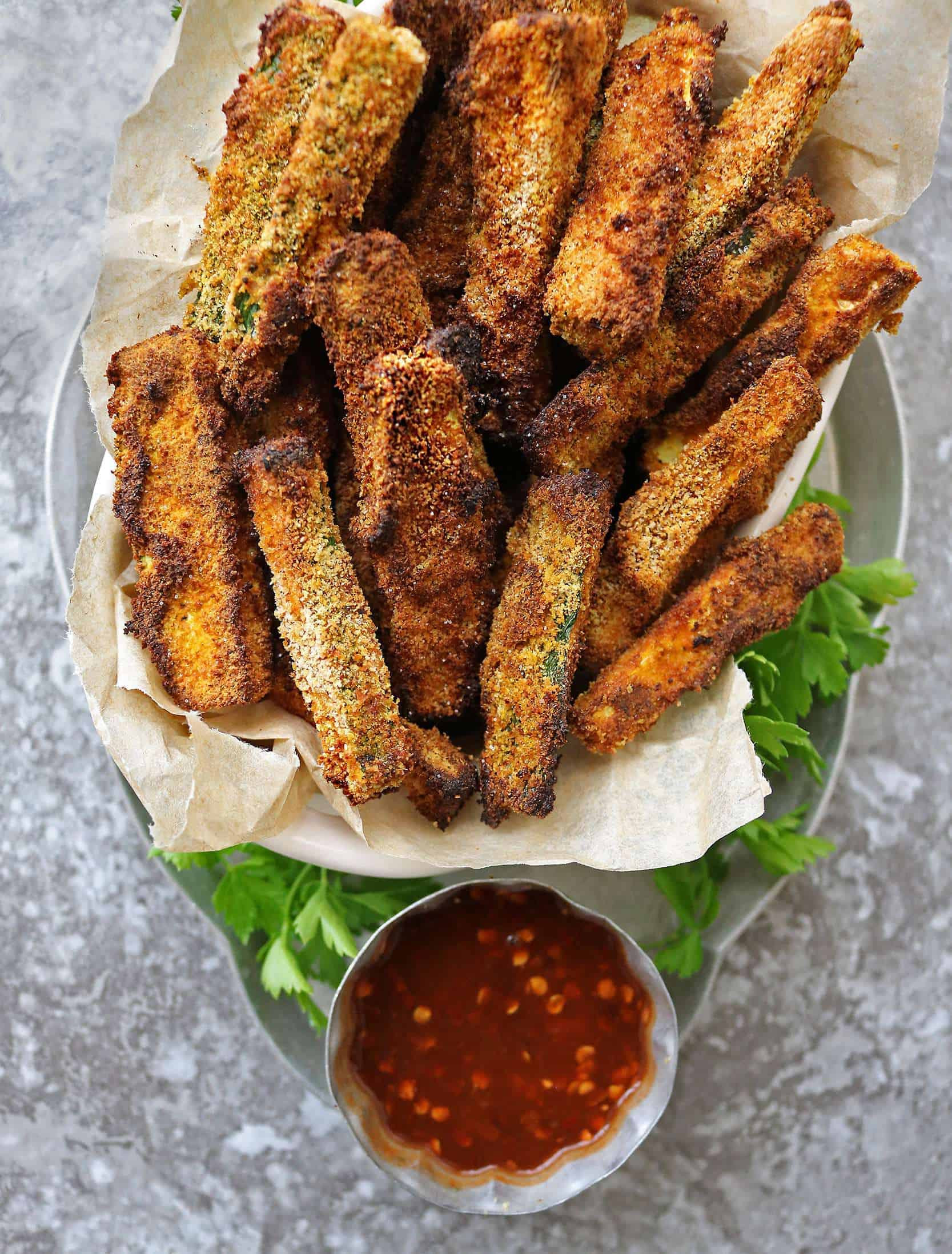 Air Fryer Zucchini Fries Best Of Air Fryer Zucchini Fries Gluten Free Recipe Savory Spin