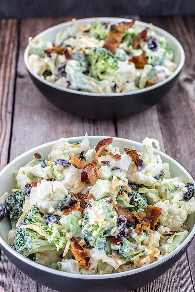 Amish Broccoli Salad Elegant Amish Broccoli Salad with Craisins • Dishing Delish