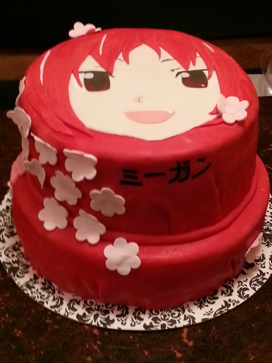 Anime Birthday Cake New Anime Cake Kyoko Sakura Cakecentral