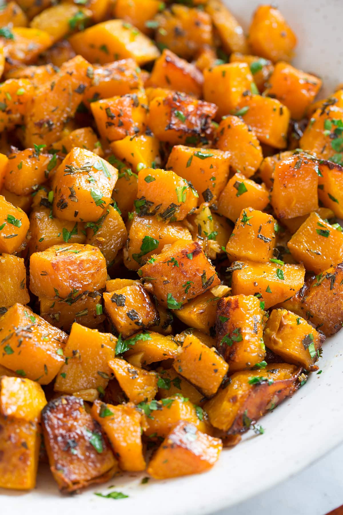 Baking butternut Squash Best Of Roasted butternut Squash with Garlic and Herbs Cooking