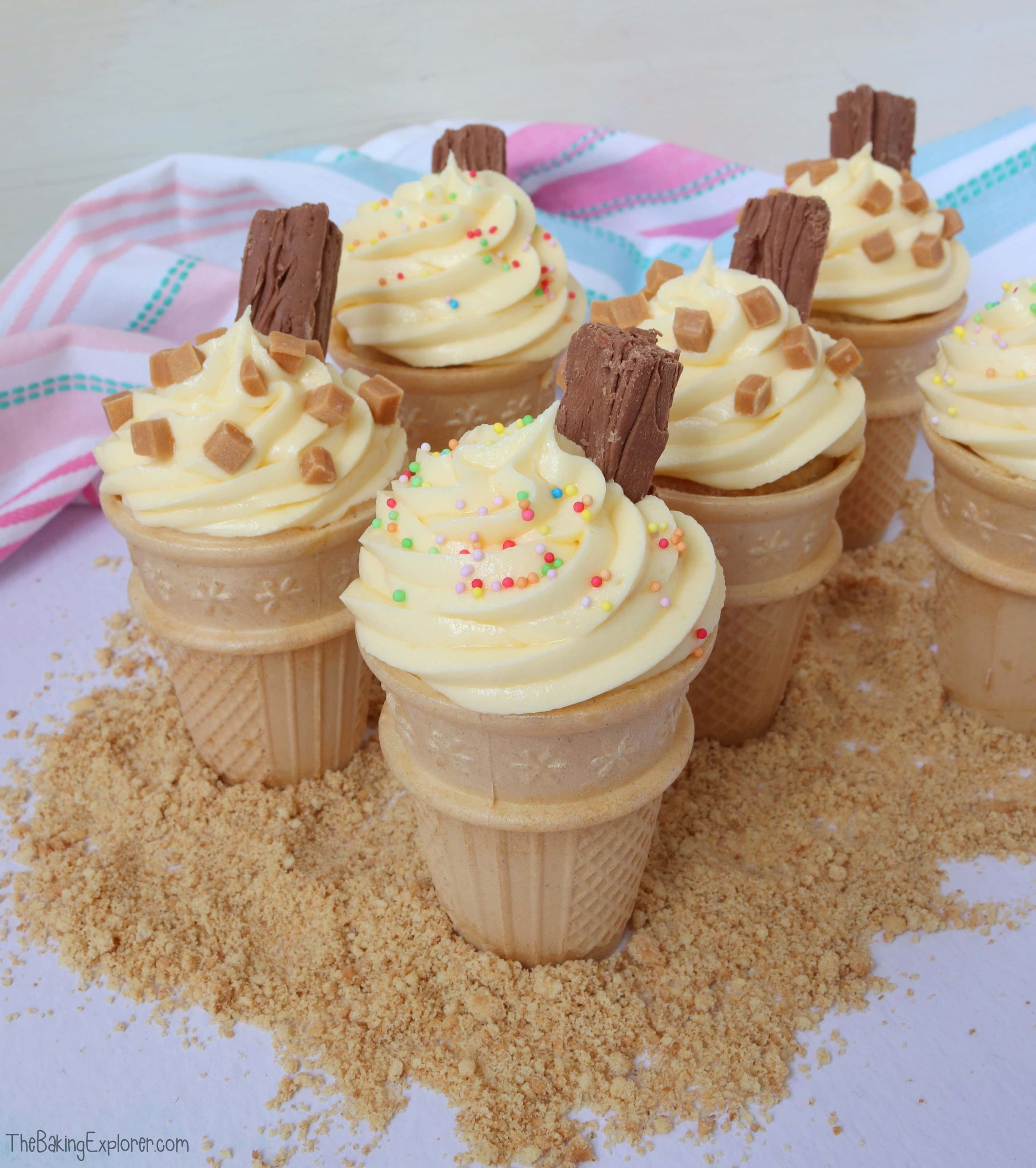Baking Cupcakes In Ice Cream Cones Fresh Ice Cream Cone Cupcakes the Baking Explorer