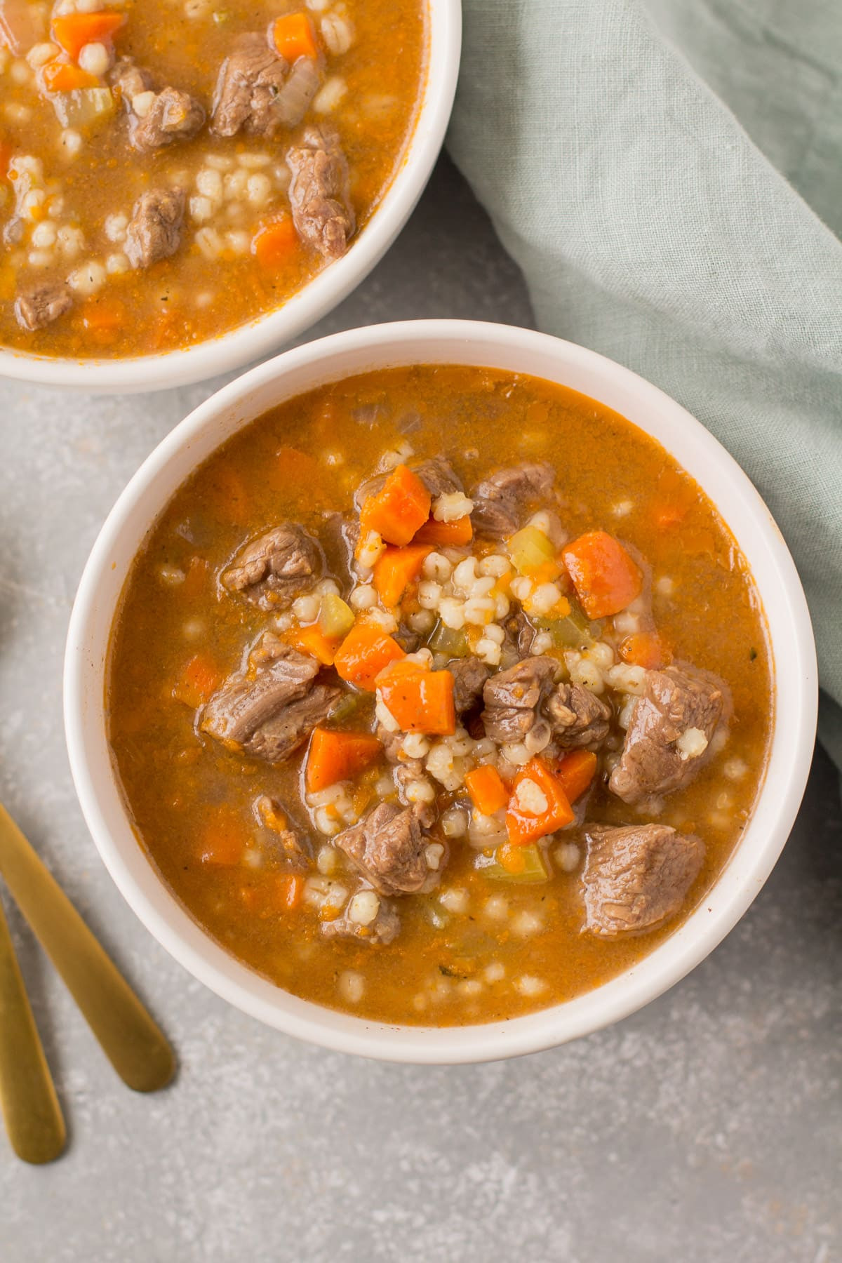 Barley Beef soup Luxury Healthy Beef Barley soup the Clean Eating Couple