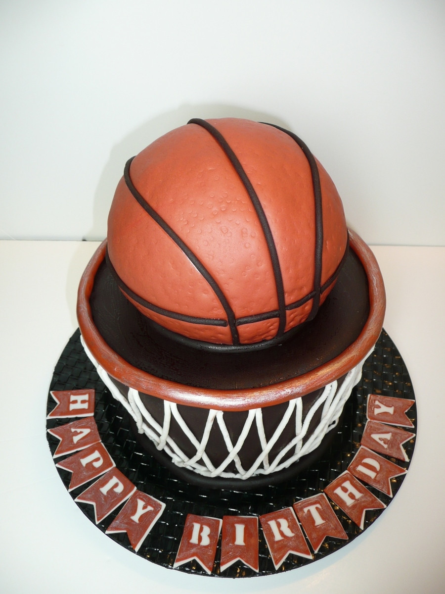 Basketball Birthday Cake Inspirational Basketball Birthday Cake Cakecentral