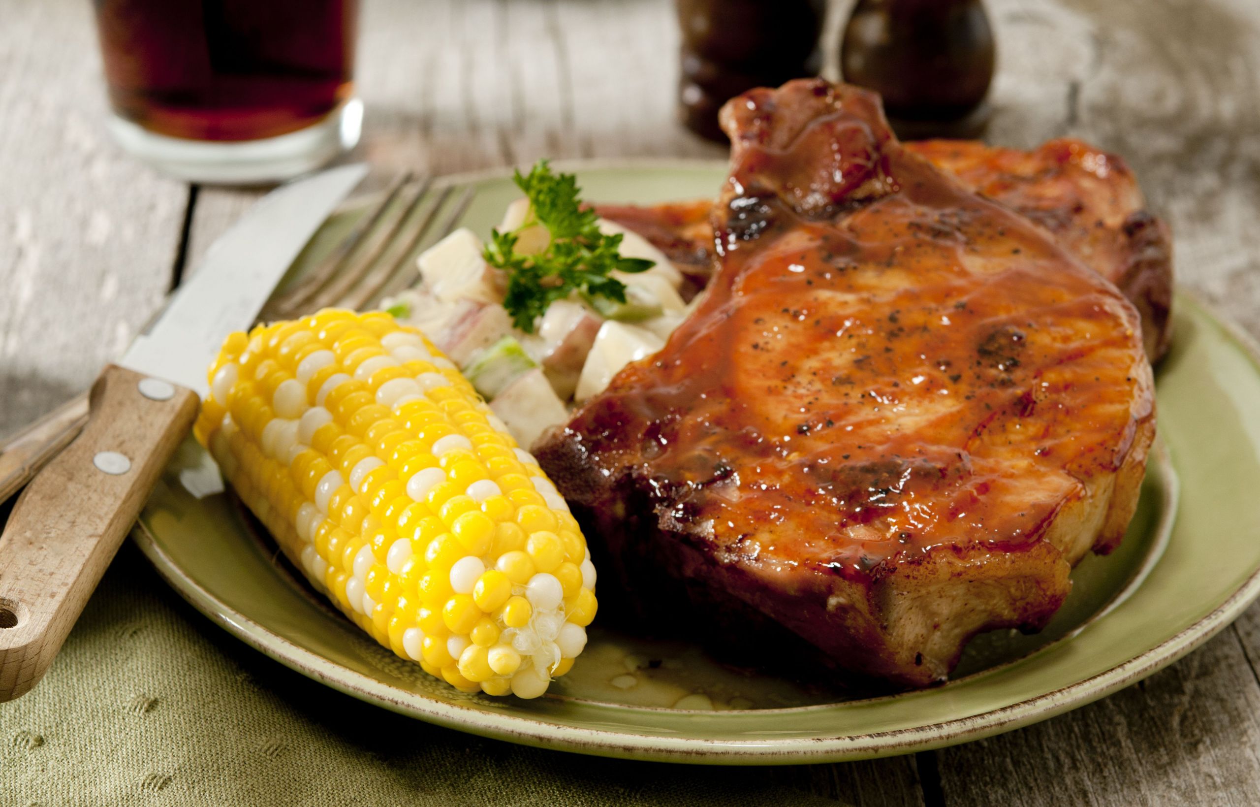 Bbq Sauce Pork Chops Fresh Baked Pork Chops with Barbecue Sauce Recipe