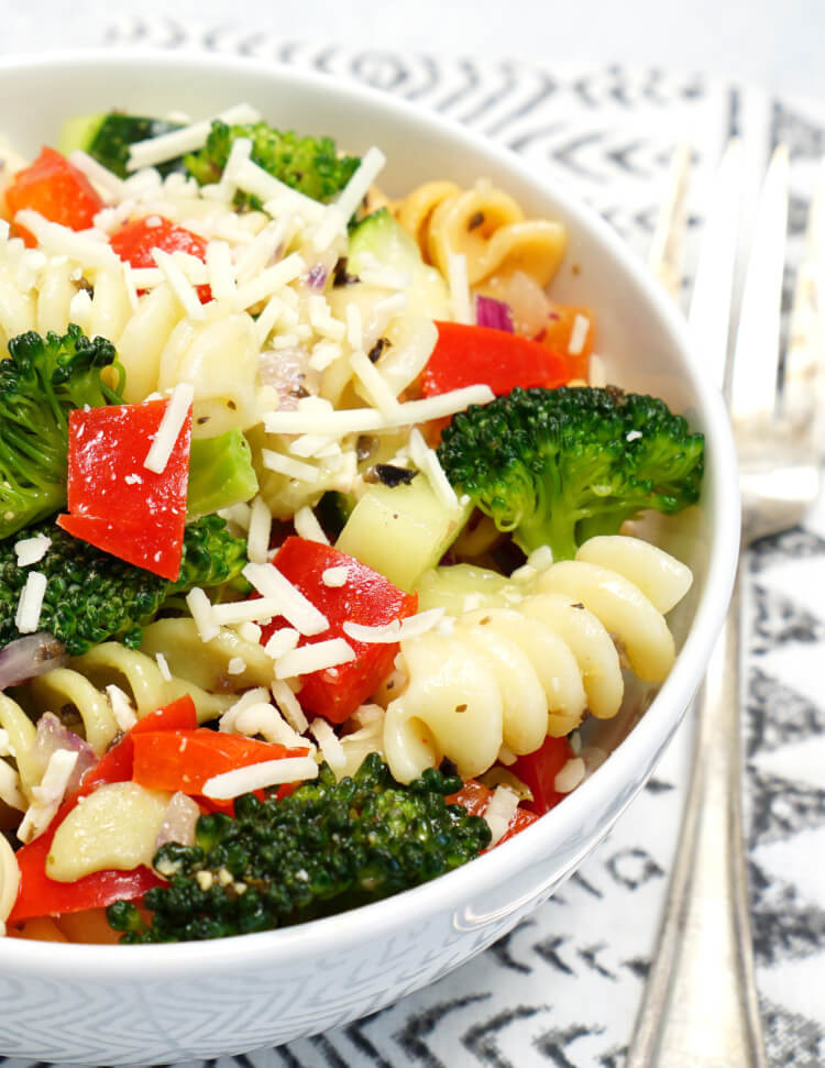 Best Pasta Salad Recipe New the Best Pasta Salad Recipe Ever Happiness is Homemade