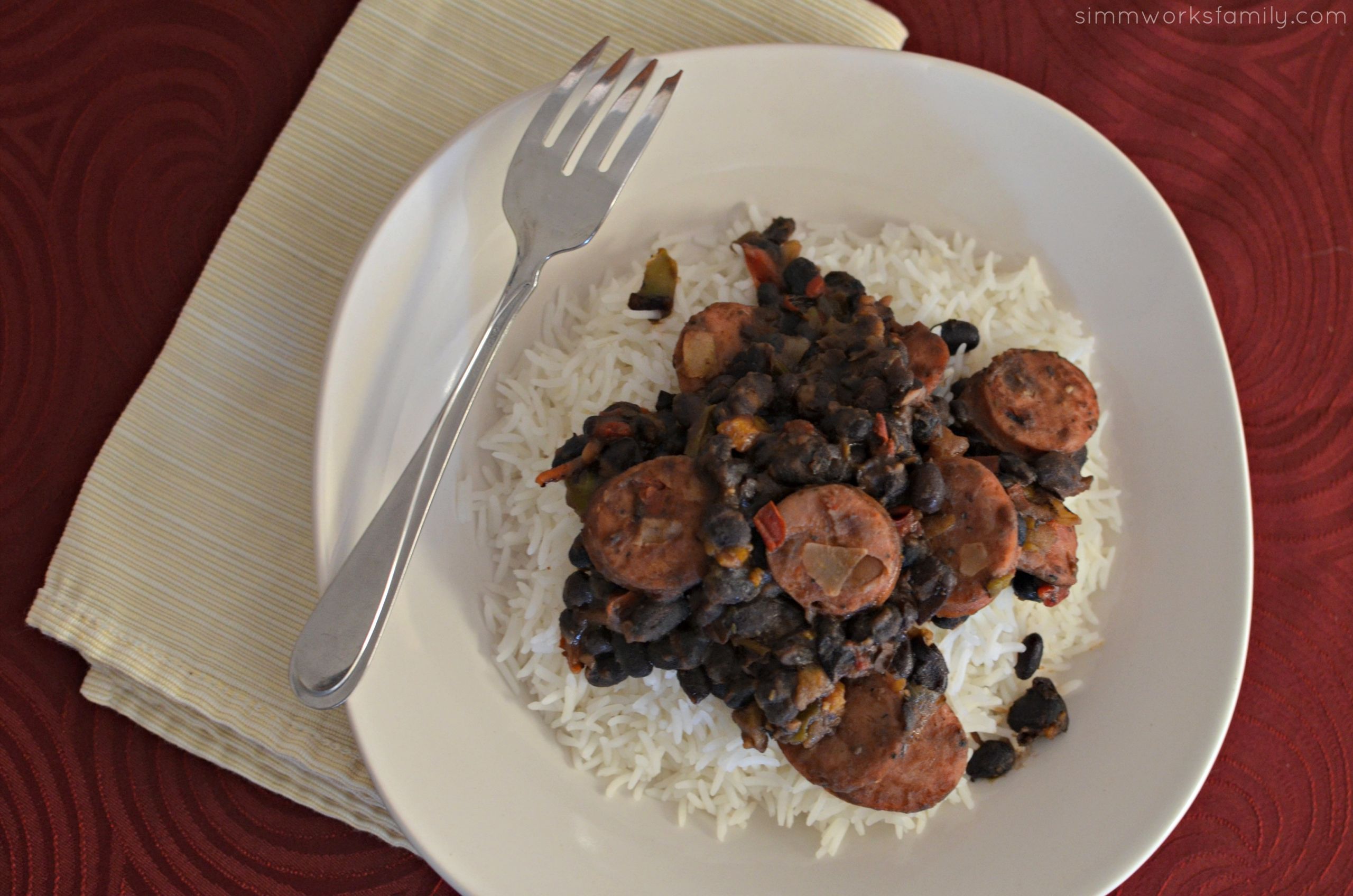 Black Beans and Rice with Sausage Inspirational Black Beans and Rice with Sausage A Crafty Spoonful