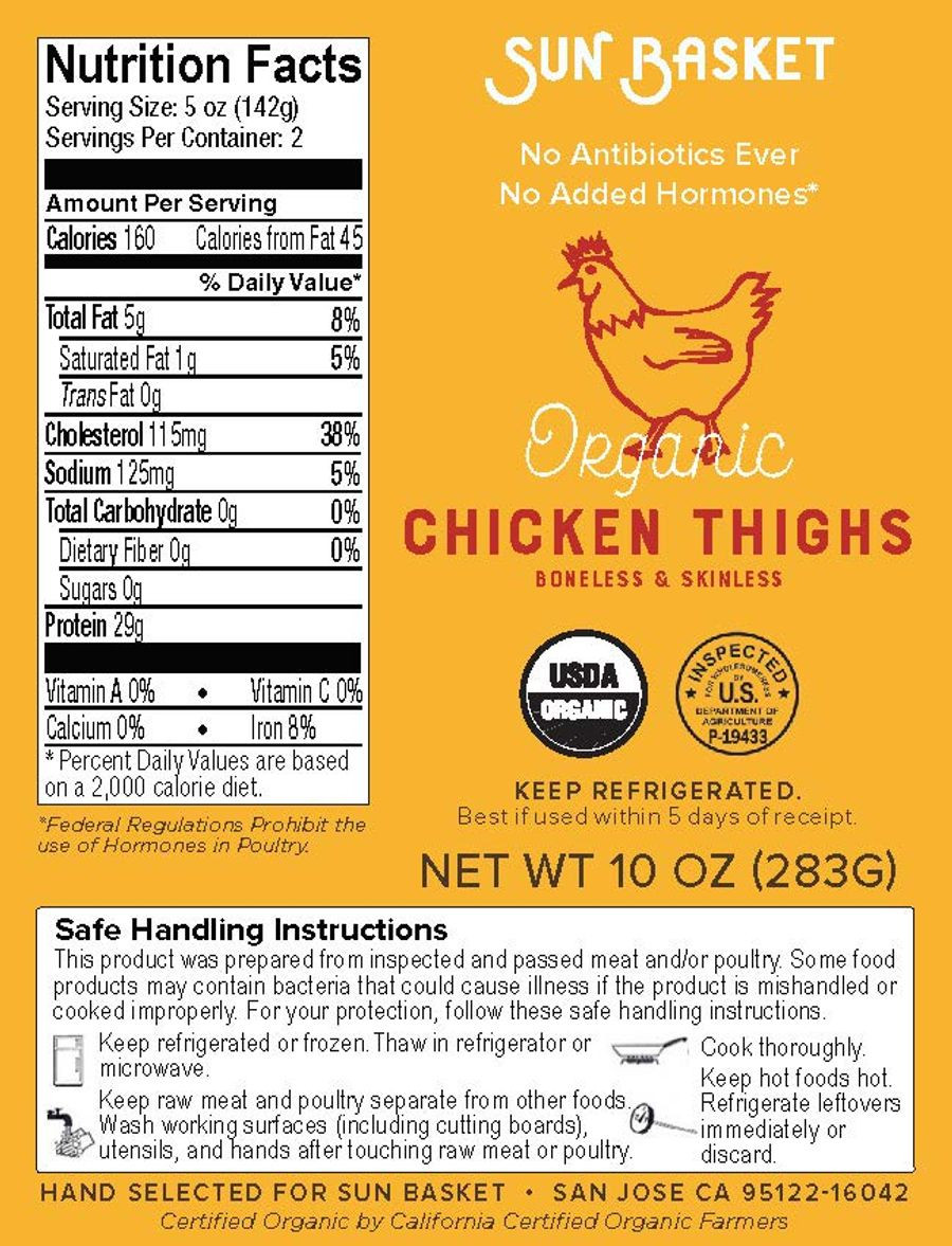 Boneless Skinless Chicken Thighs Nutrition Beautiful organic Boneless Skinless Chicken Thighs 2 Count