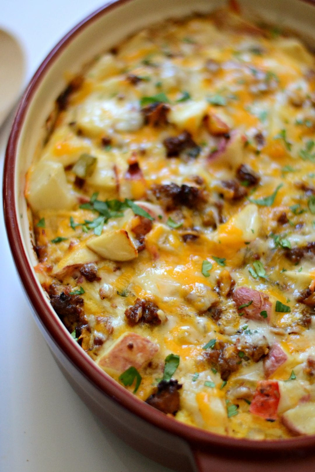 Breakfast Casserole with Potatoes and Sausage Awesome Easy Egg Potato and Sausage Breakfast Casserole