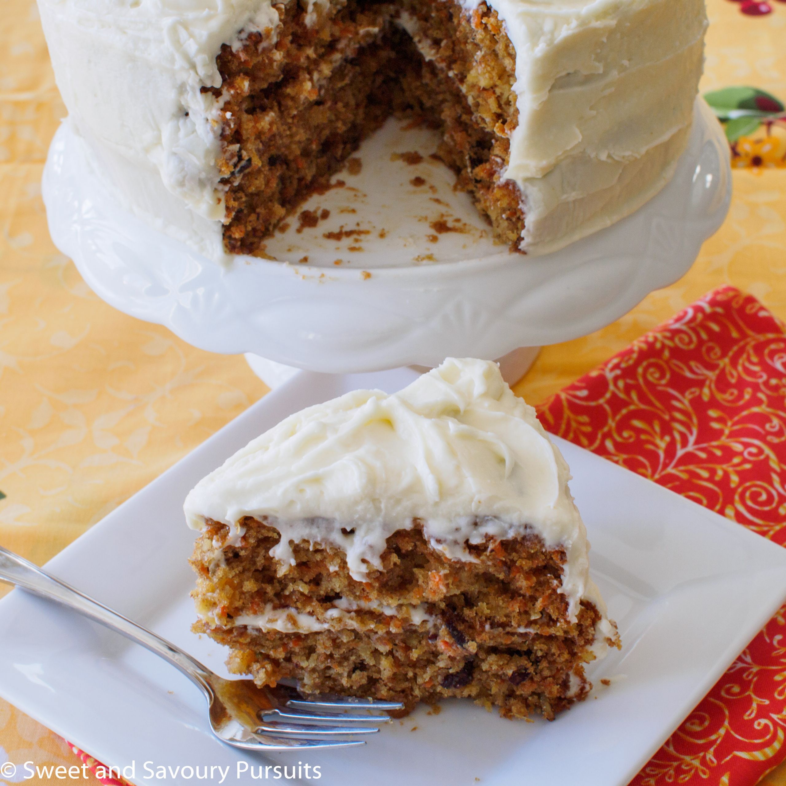 Carrot Cake Cream Cheese Frosting Awesome Carrot Cake with Cream Cheese Frosting – Sweet and Savoury