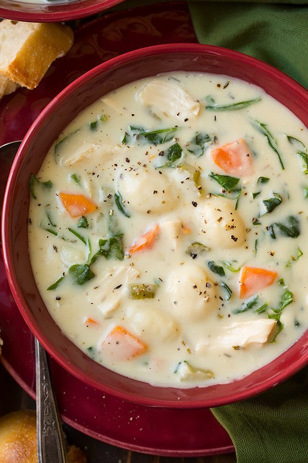 Chicken and Gnocchi soup Inspirational Creamy Chicken and Gnocchi soup Olive Garden Copycat