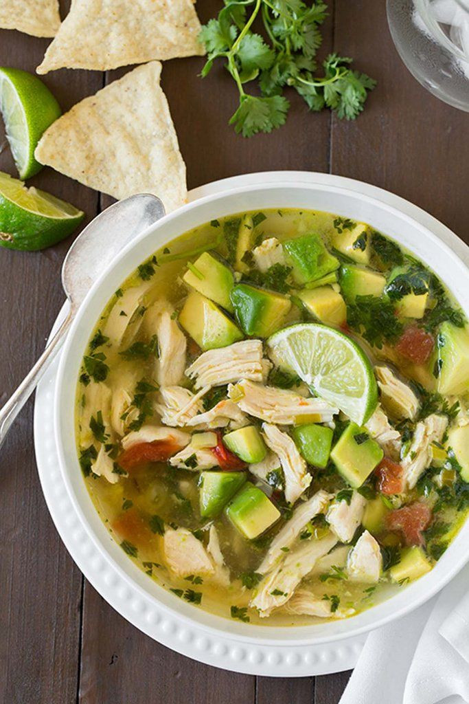 Chicken and Lime soup Fresh Chicken Avocado Lime soup