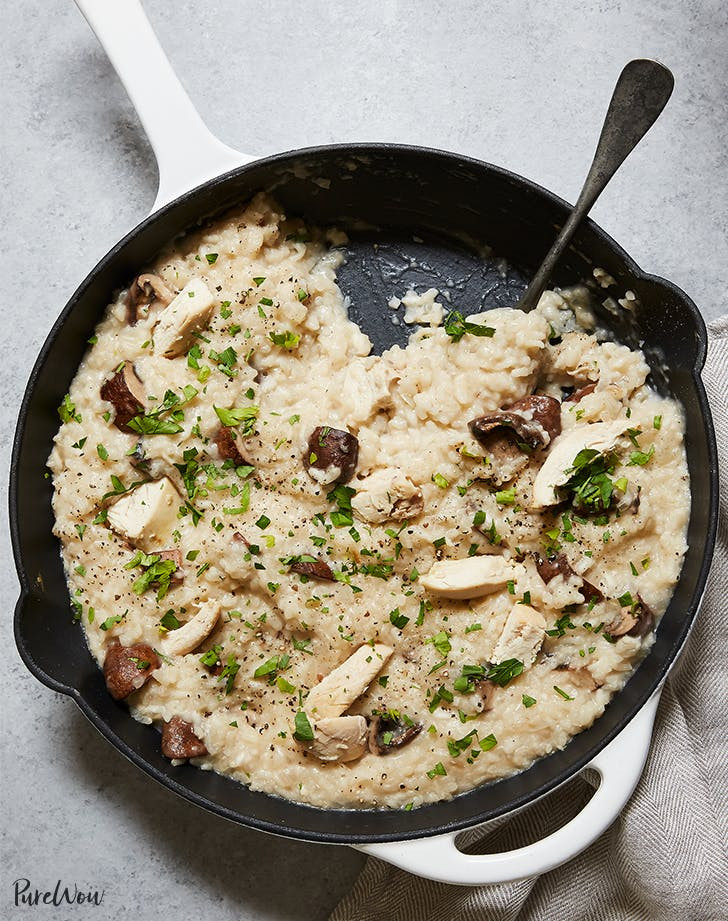 Chicken and Mushrooms Risotto Awesome Baked Chicken and Mushroom Risotto Purewow