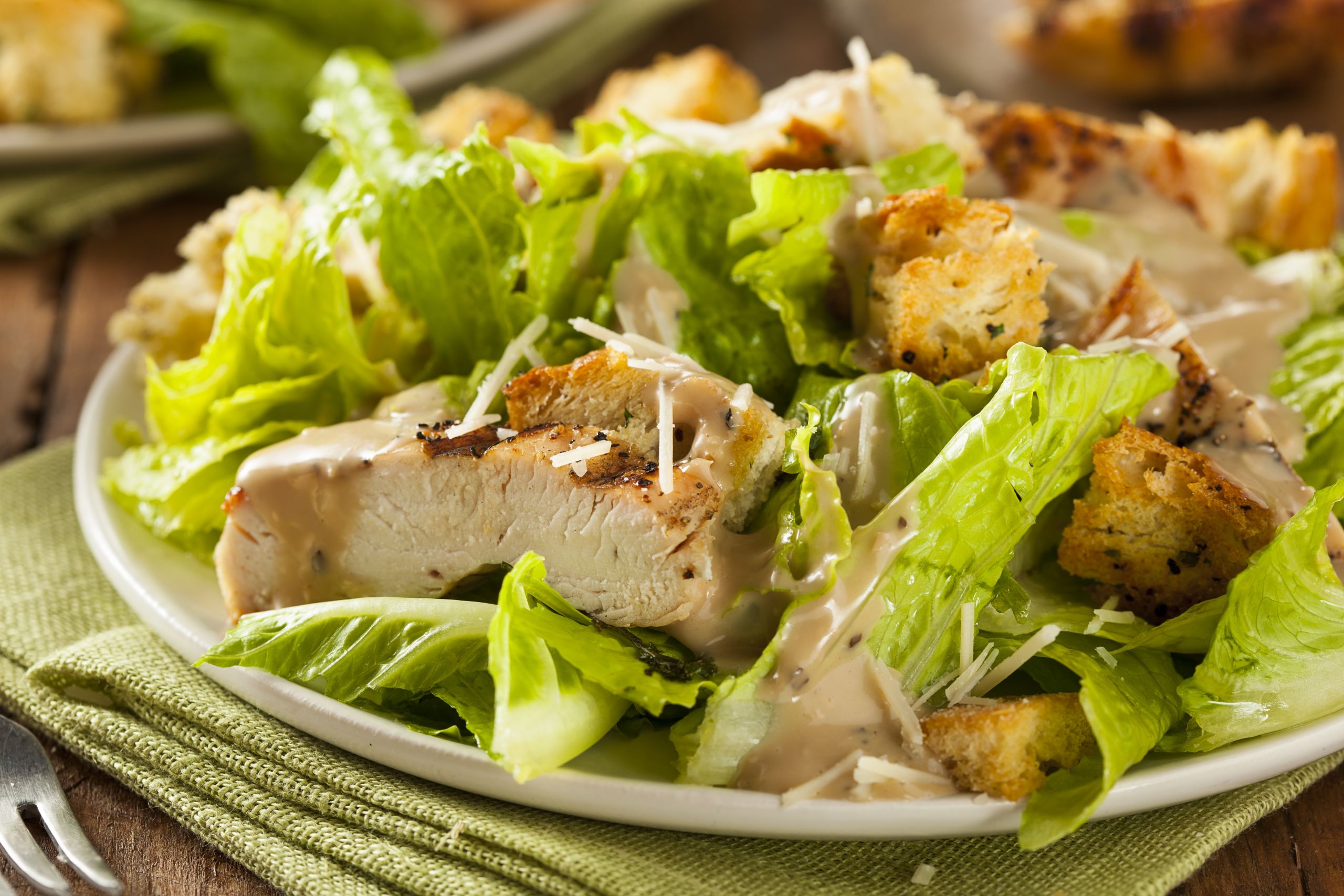Chicken Caesar Salad New Chicken Caesar Salad Recipe with Homemade Croutons