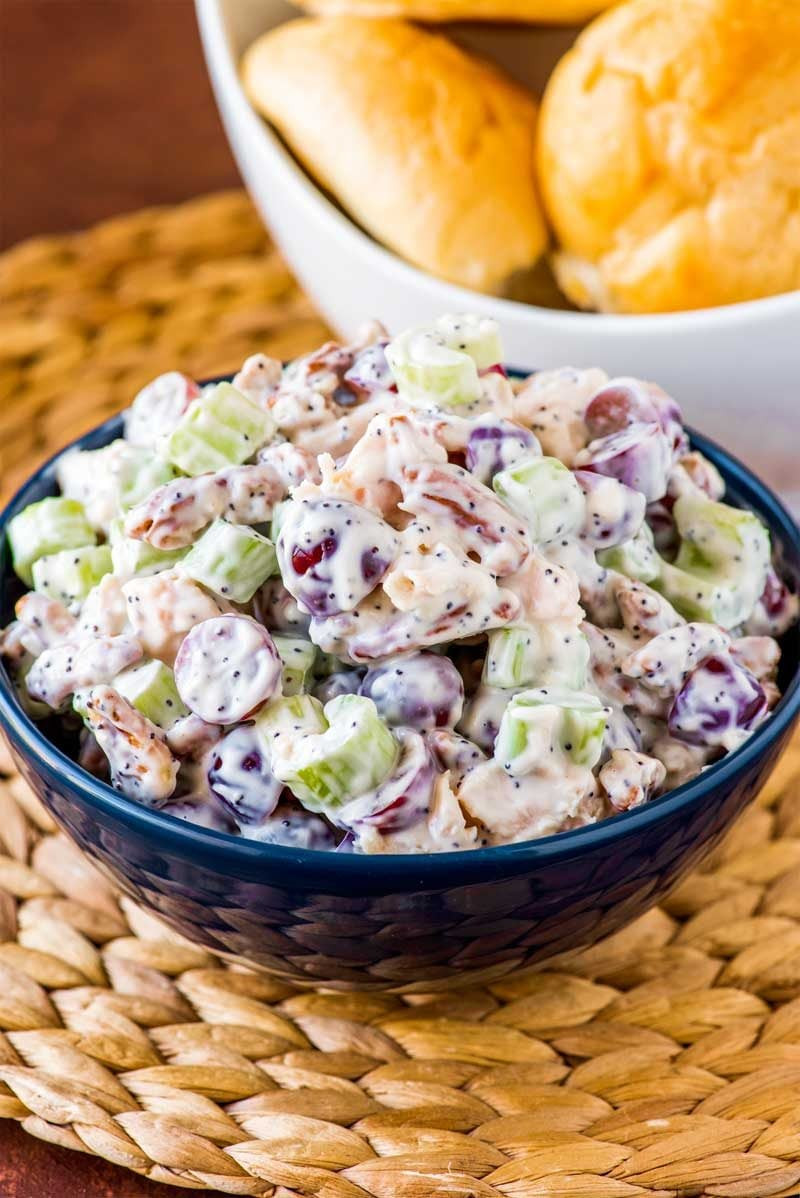 Chicken Salad Recipe with Grapes Beautiful Chicken Salad with Grapes Homemade Hooplah
