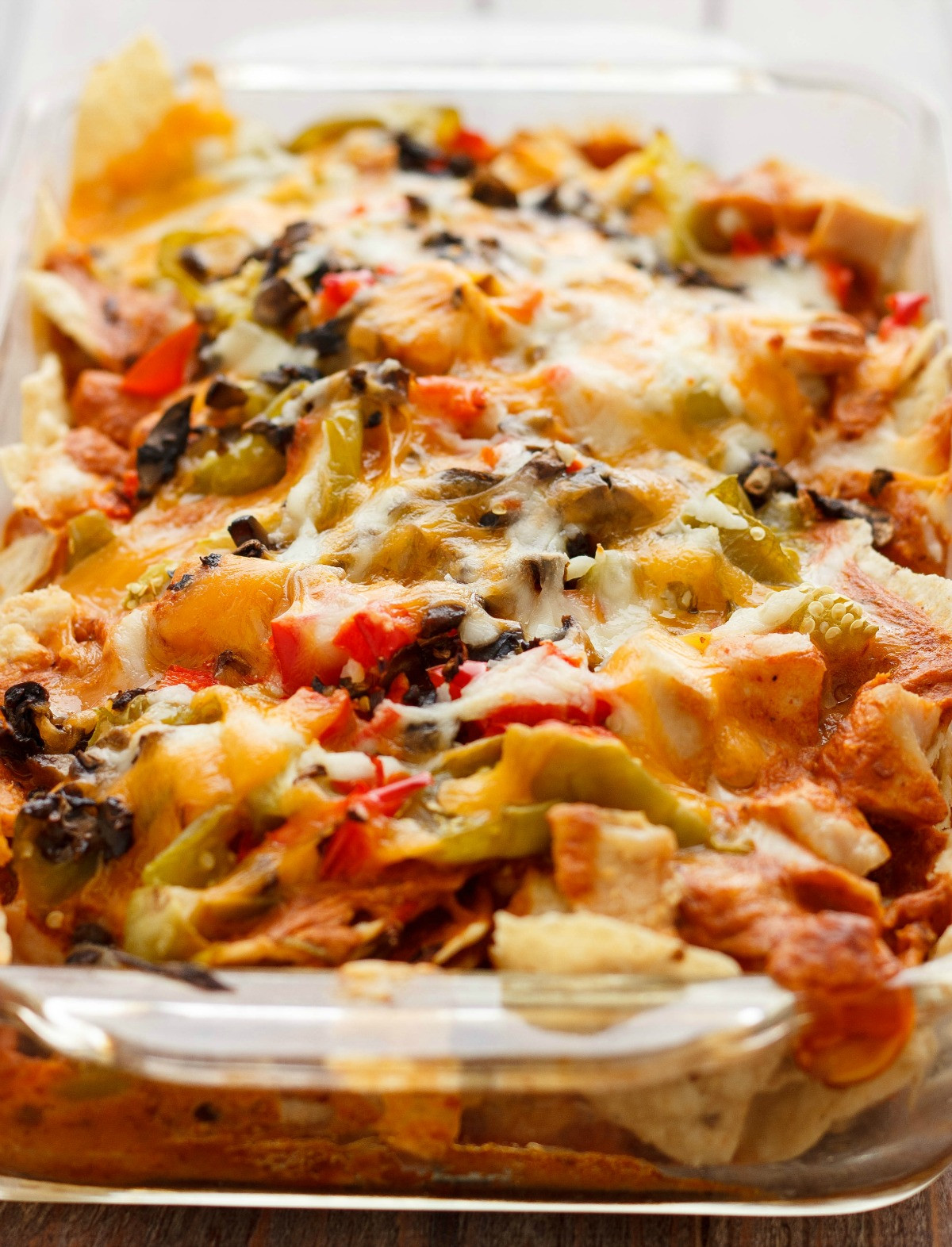 Chicken tortilla Chips Casserole Awesome Mexican Chicken Casserole with tortilla Chips the Weary Chef
