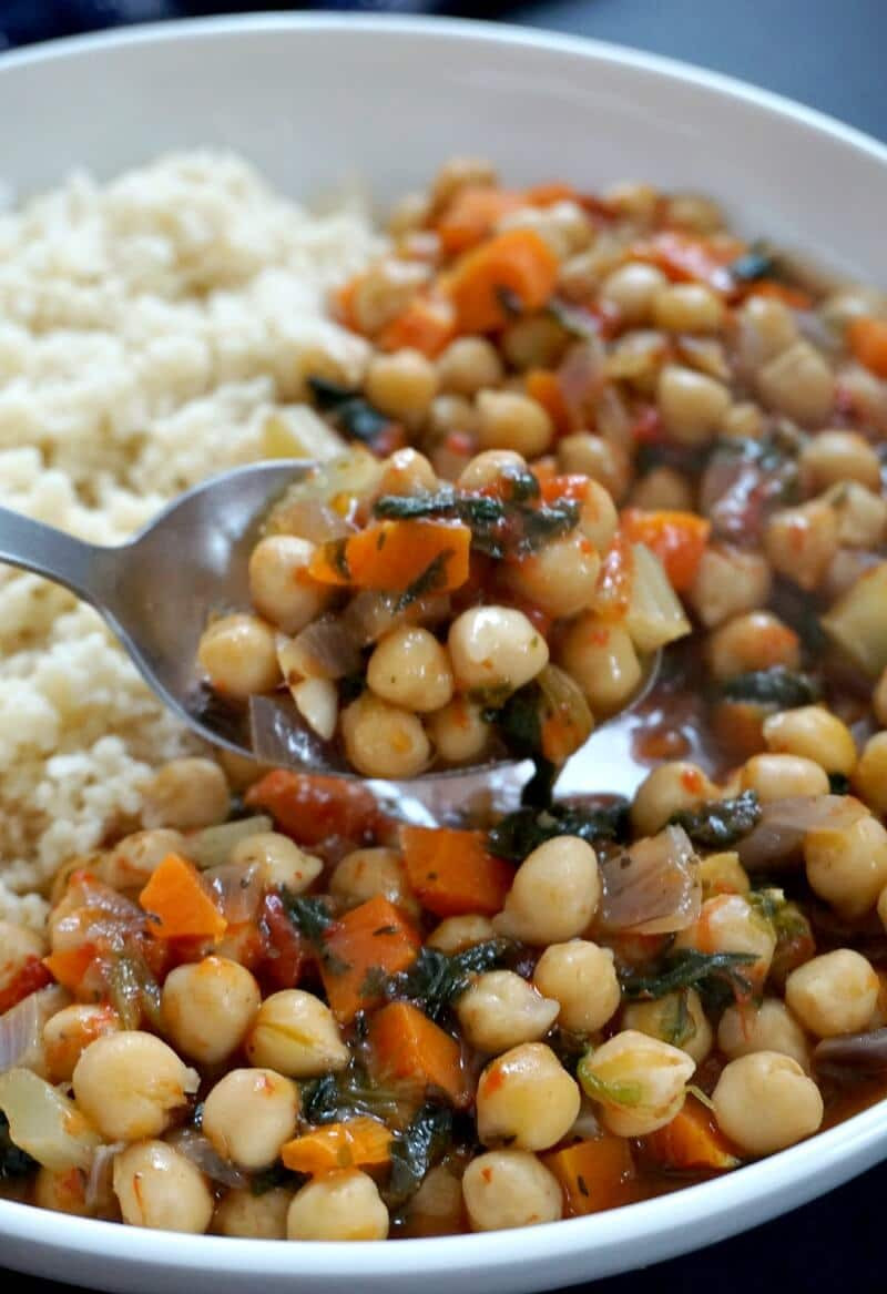 Chickpea Recipes Vegan Awesome Easy Vegan Chickpea Stew My Gorgeous Recipes