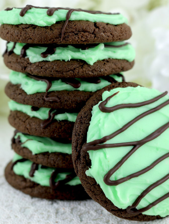 Chocolate Mint Cookies Recipe Awesome Chocolate Mint Cookies Two Sisters