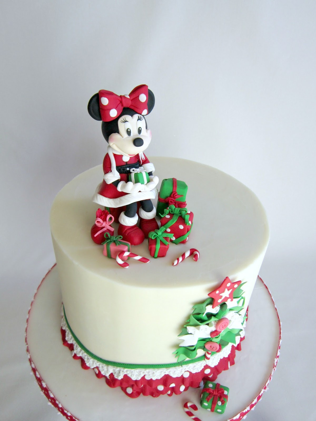Christmas Birthday Cake Inspirational Delectable Cakes Adorable Minnie Mouse Christmas