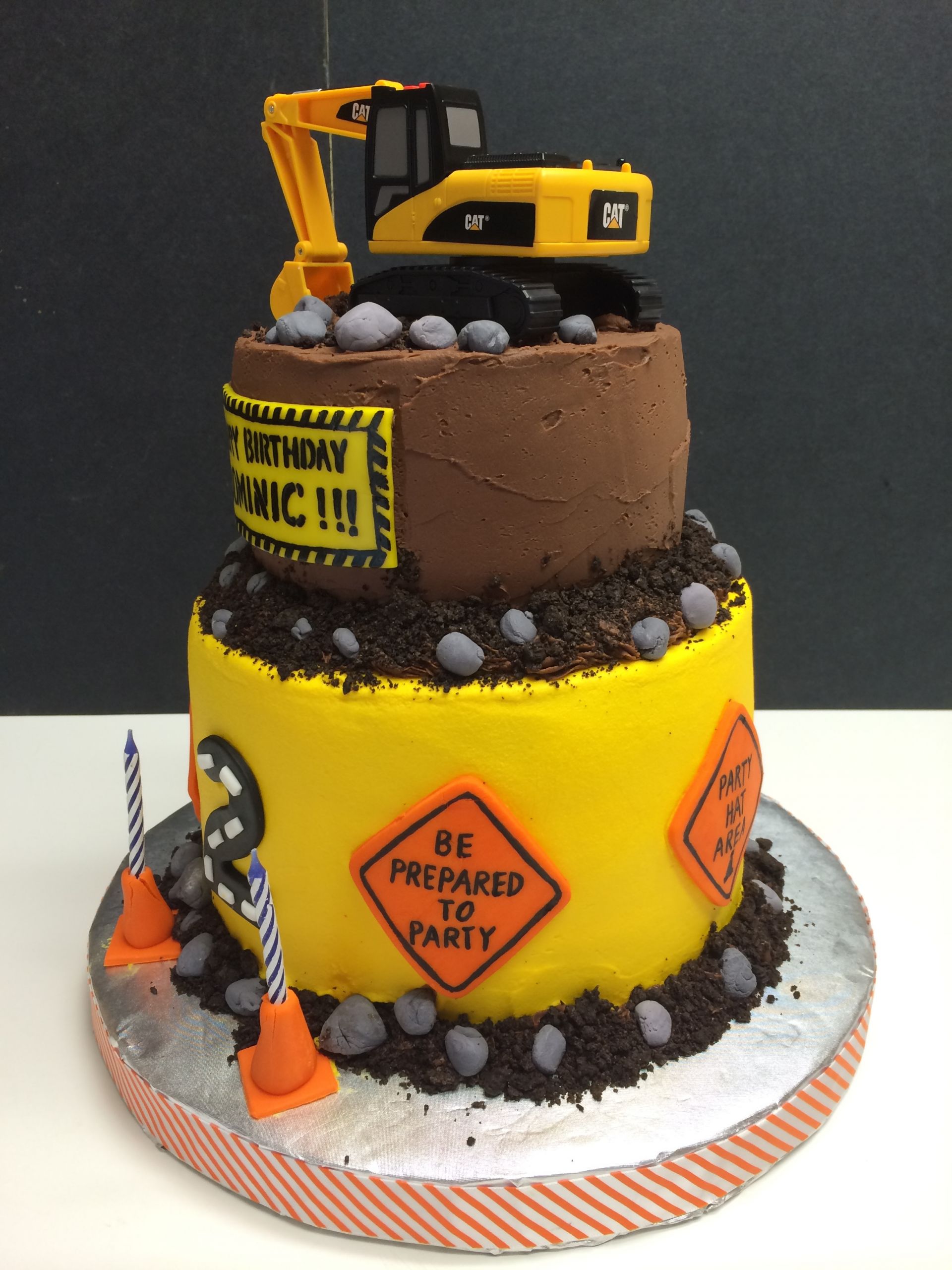 Construction Birthday Cake Lovely Construction themed Cake Cakecentral