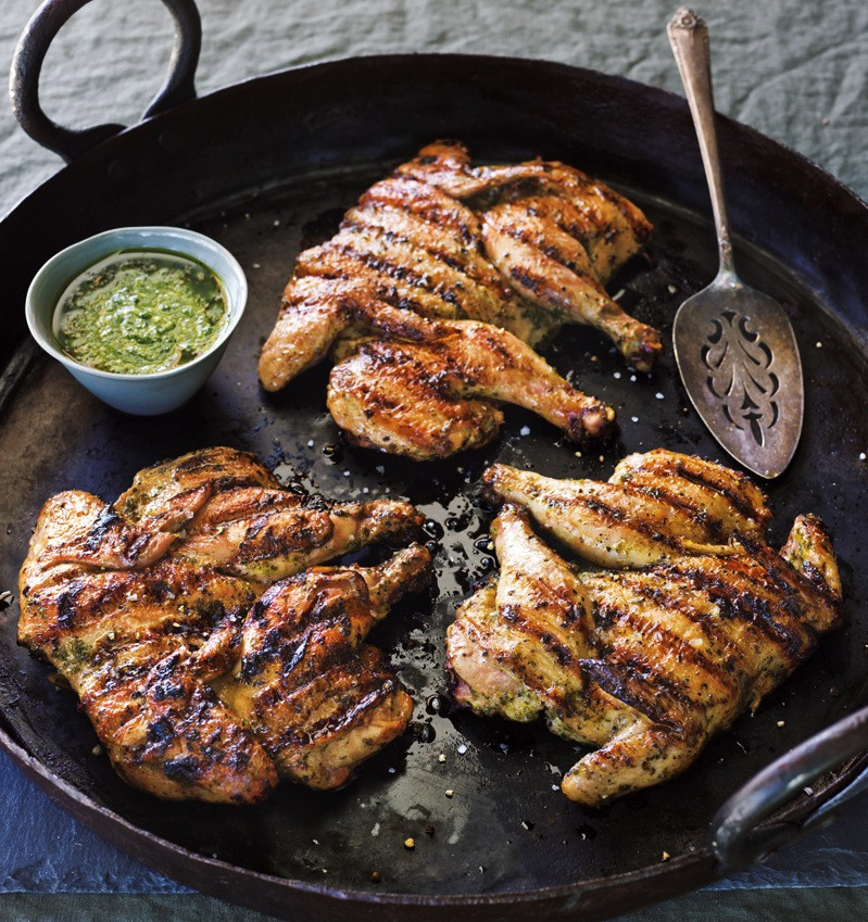 Cornish Hens On the Grill New Grilled Cornish Hens with Chimichurri
