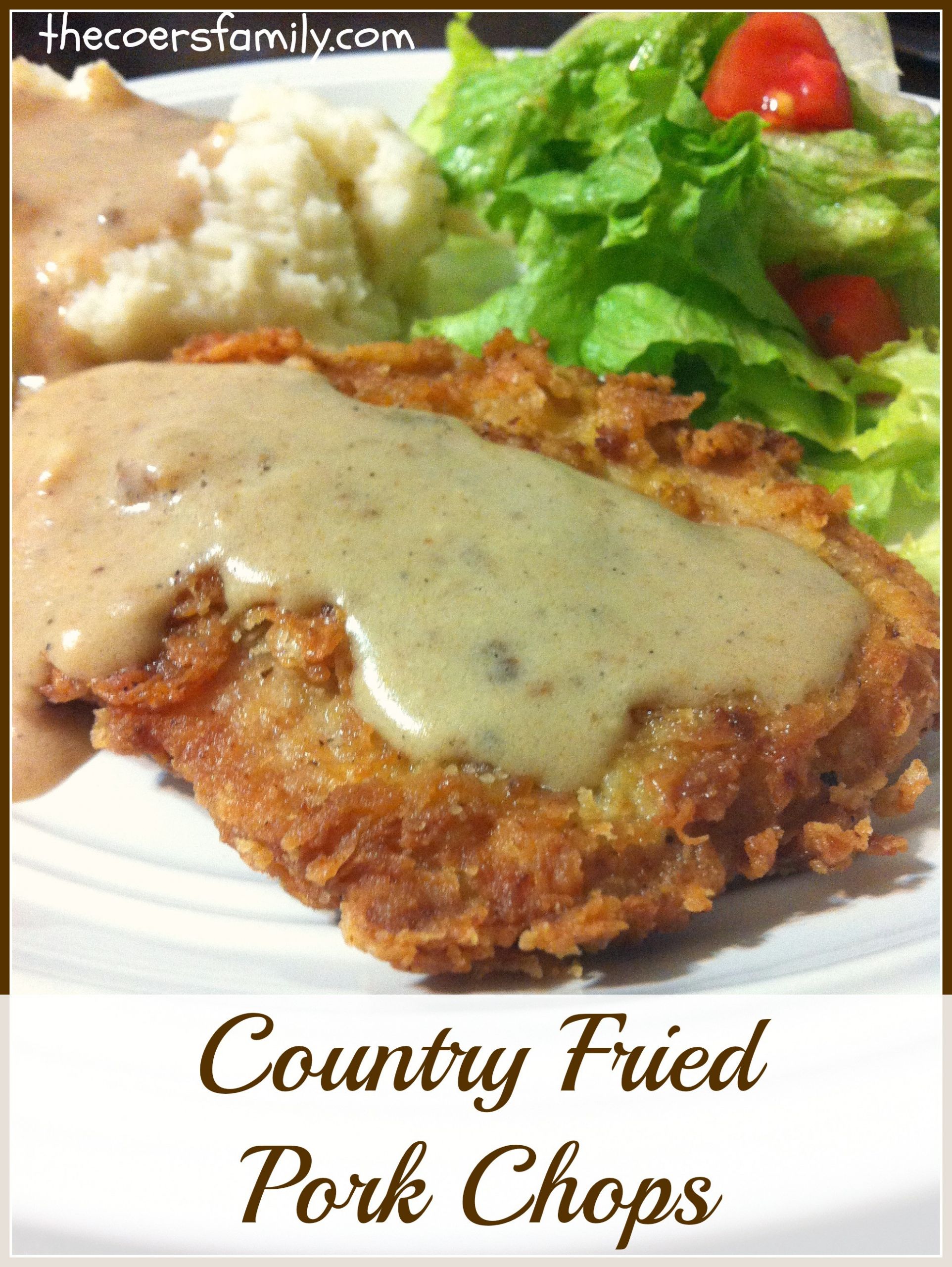Country Fried Pork Chops Beautiful Country Fried Pork Chops the Coers Family