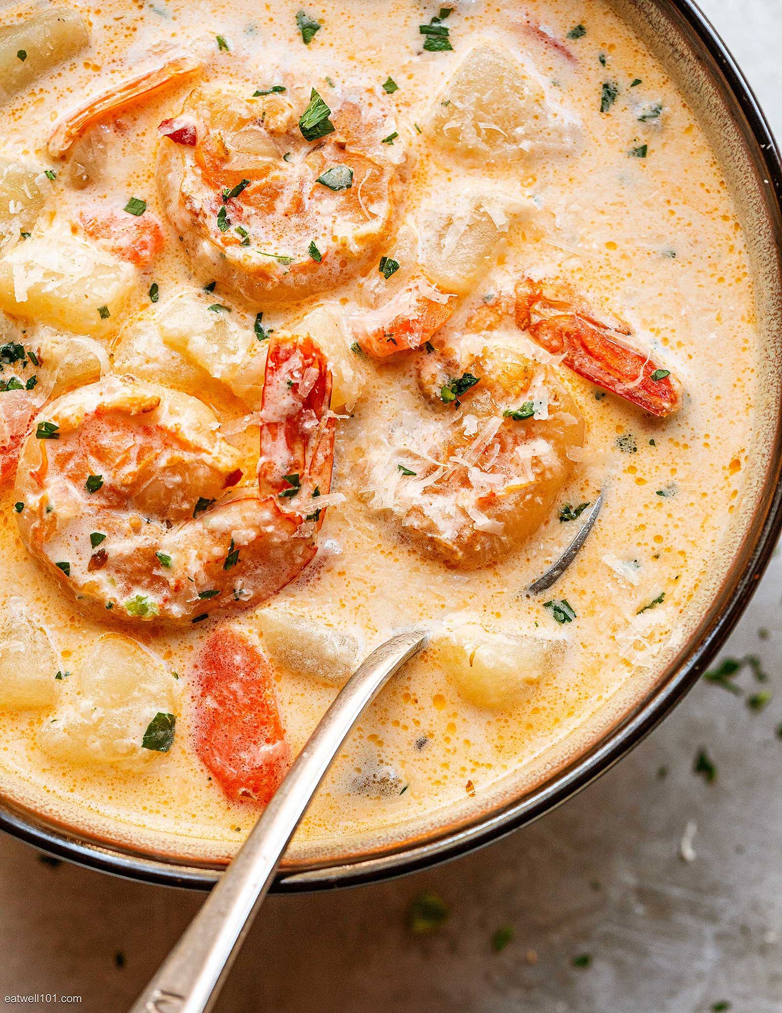 Creamy Shrimp soup Awesome Instant Pot Creamy Shrimp soup Recipe – Potato Shrimp