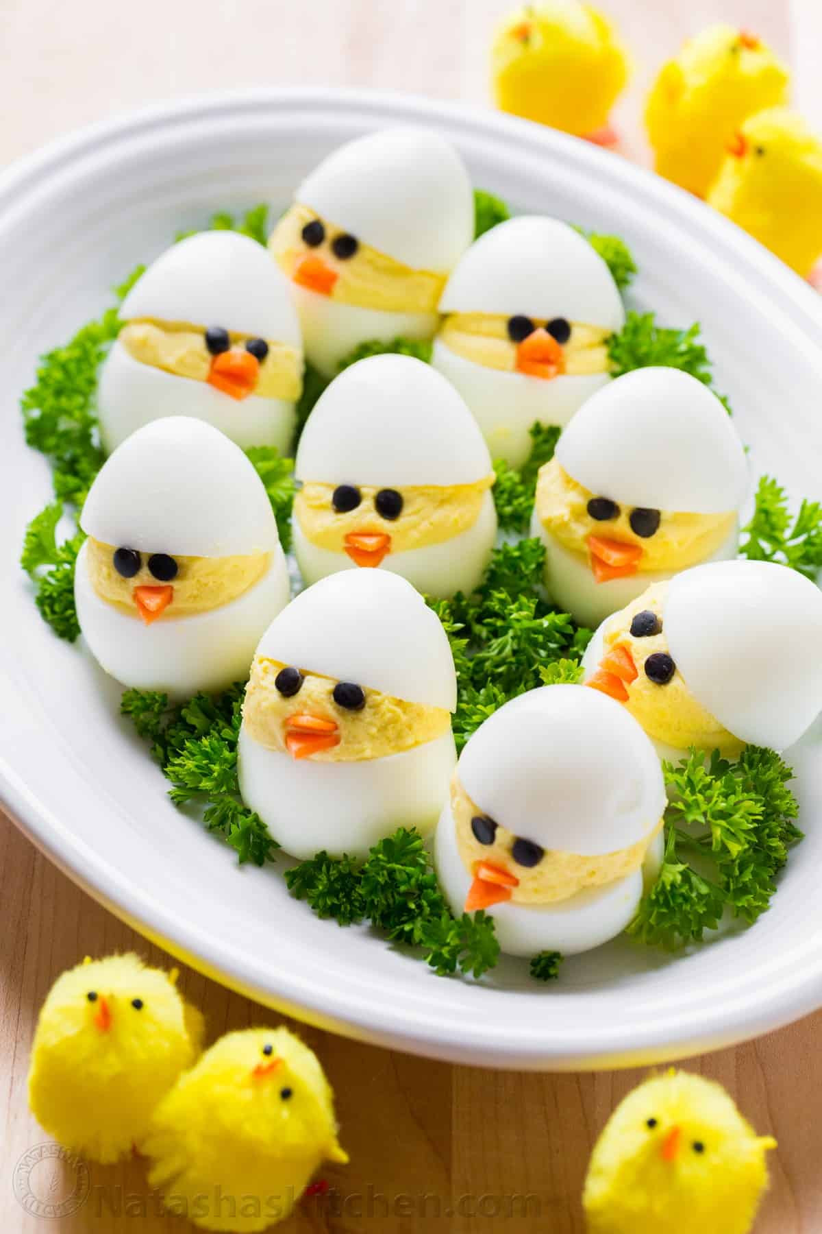 Deviled Eggs for Easter New Easter Egg Recipe Deviled Egg Chicks Natashaskitchen