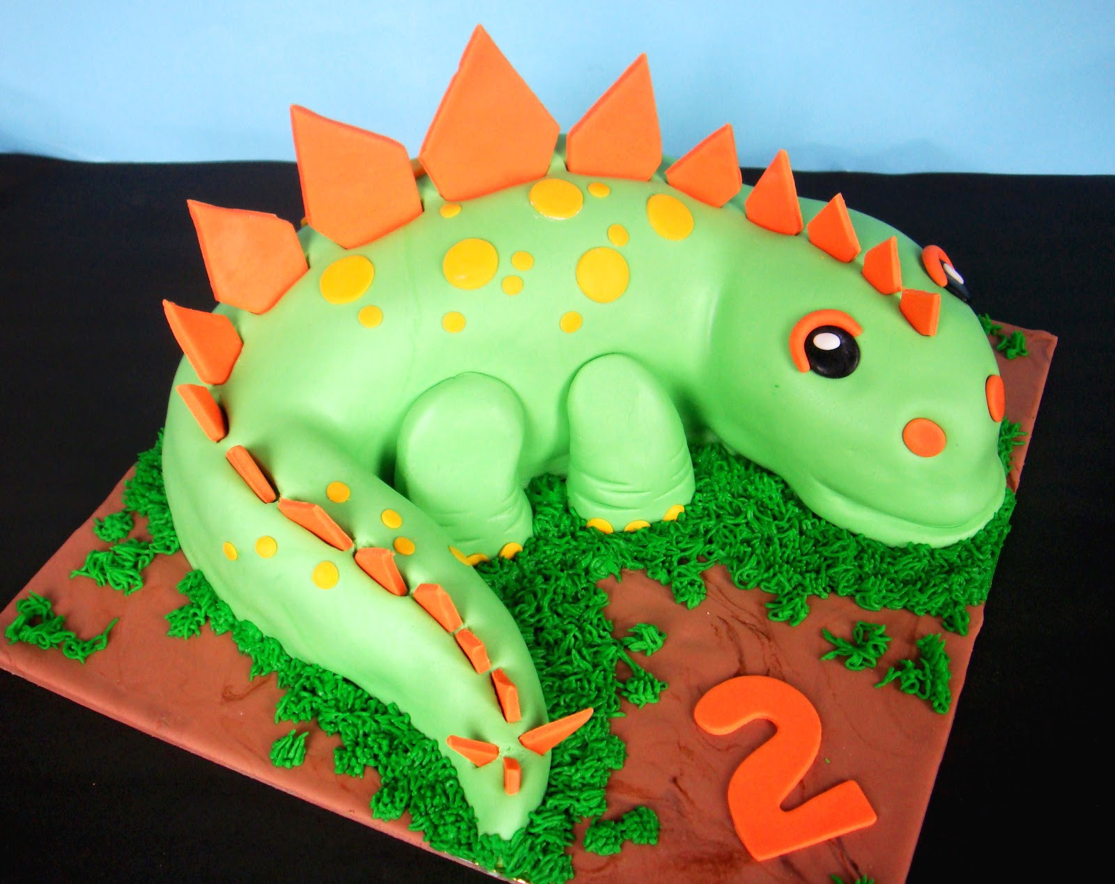 Dinosaur Birthday Cake Lovely butter Hearts Sugar Dinosaur Birthday Cake
