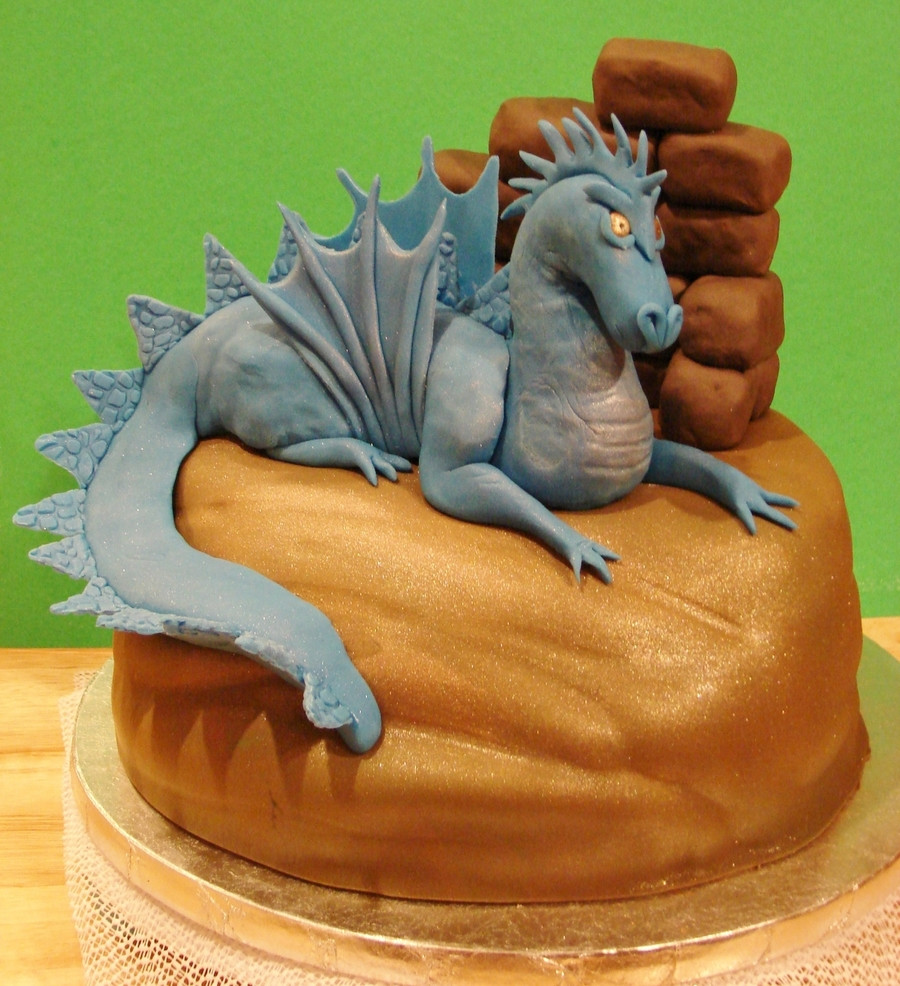 Dragon Birthday Cake Unique Fierce Dragon Cake Cakecentral