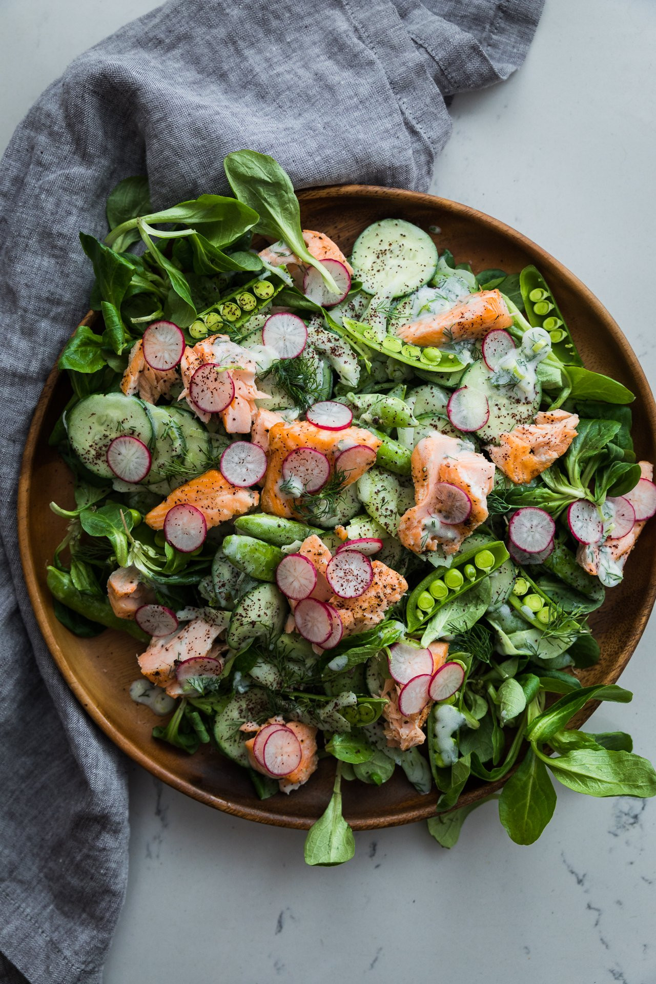Dressings for Salmon Salad Fresh Salmon Salad with Yogurt Dressing – Honestlyyum