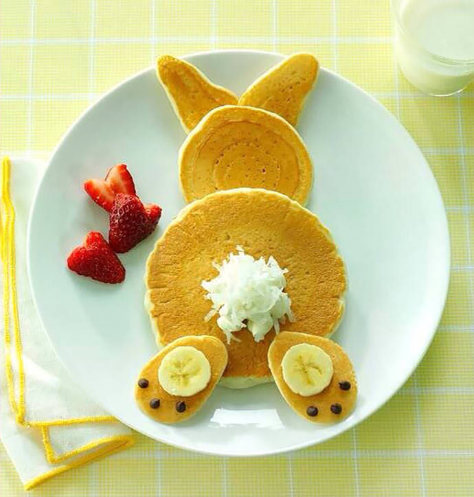 Easter Bunny Pancakes Beautiful Easter Bunny Pancakes S and for