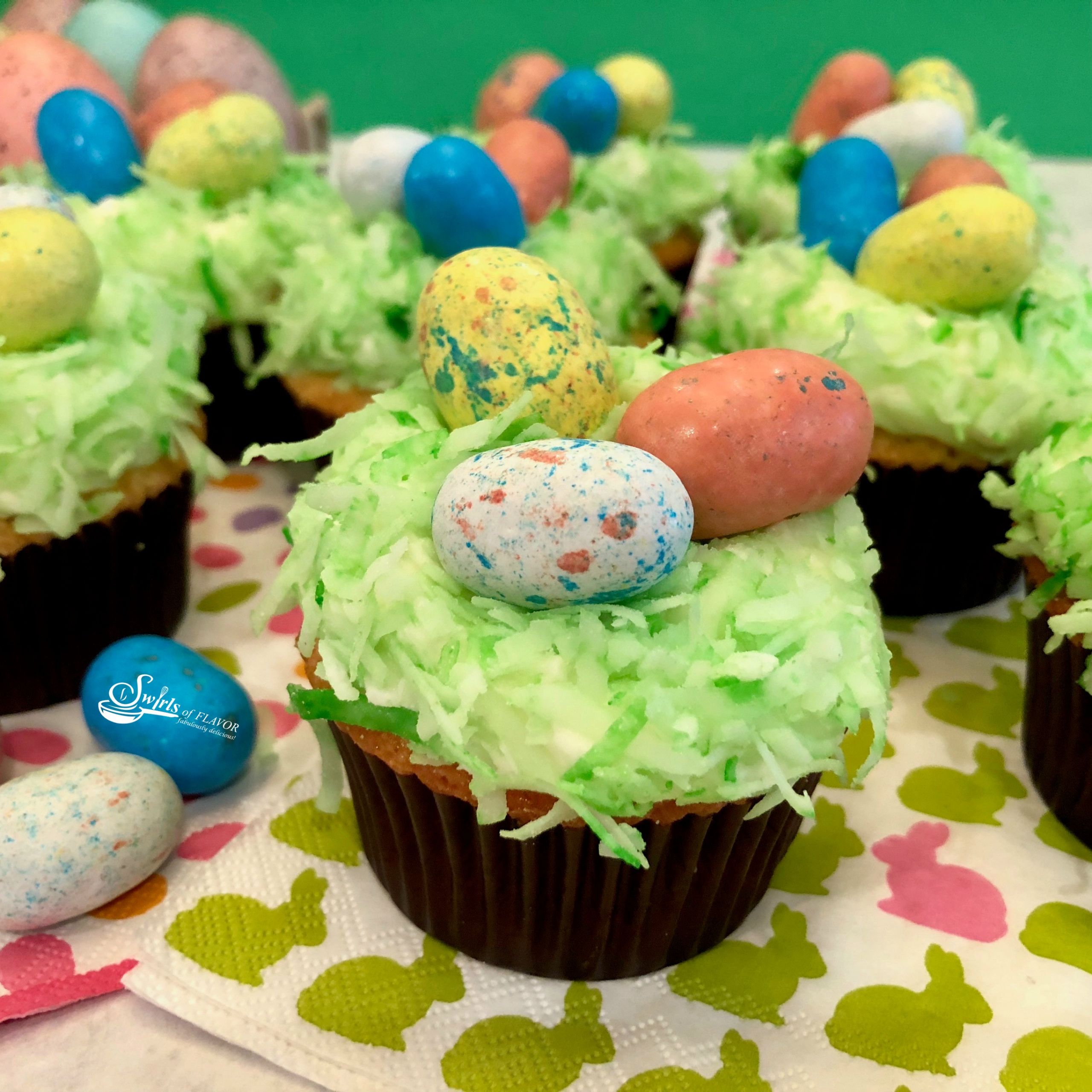 Easter Egg Cupcakes Inspirational Easter Egg Coconut Cupcakes Swirls Of Flavor