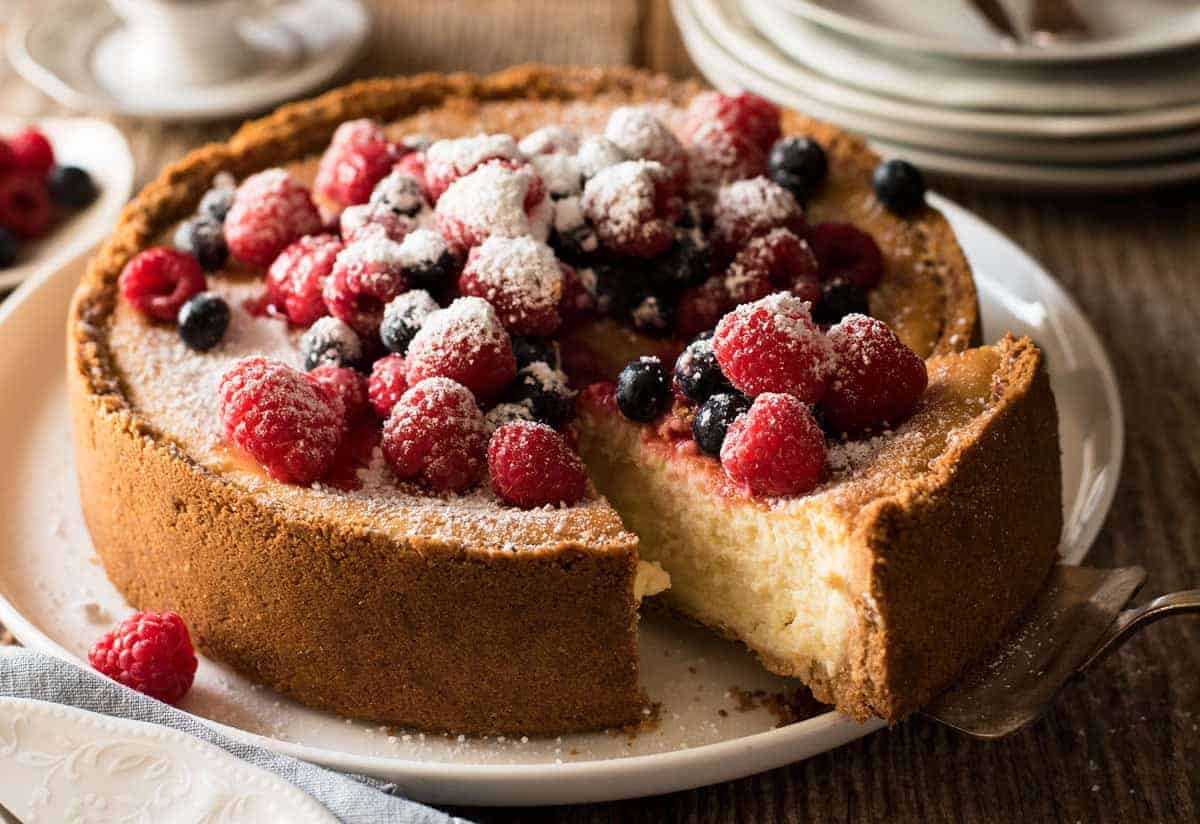 Easy Baked Cheesecake Recipe Beautiful Easy Classic Baked Cheesecake