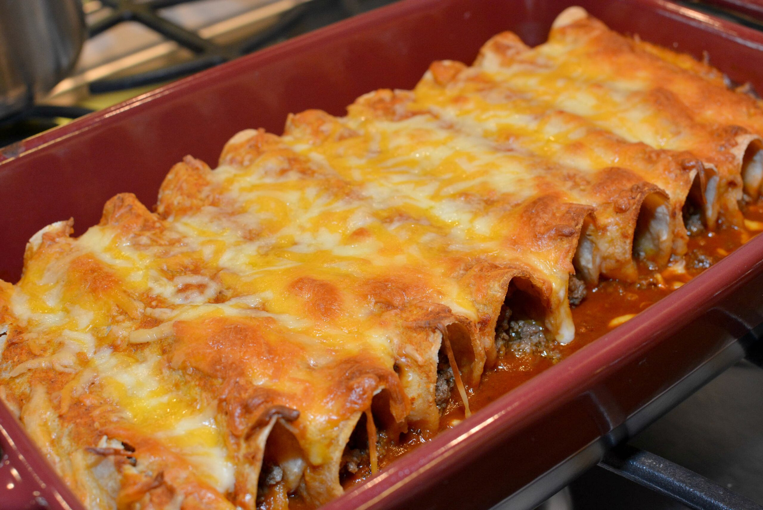 Easy Beef Enchiladas Recipe Awesome Easy Beef Enchiladas the Cookin Chicks