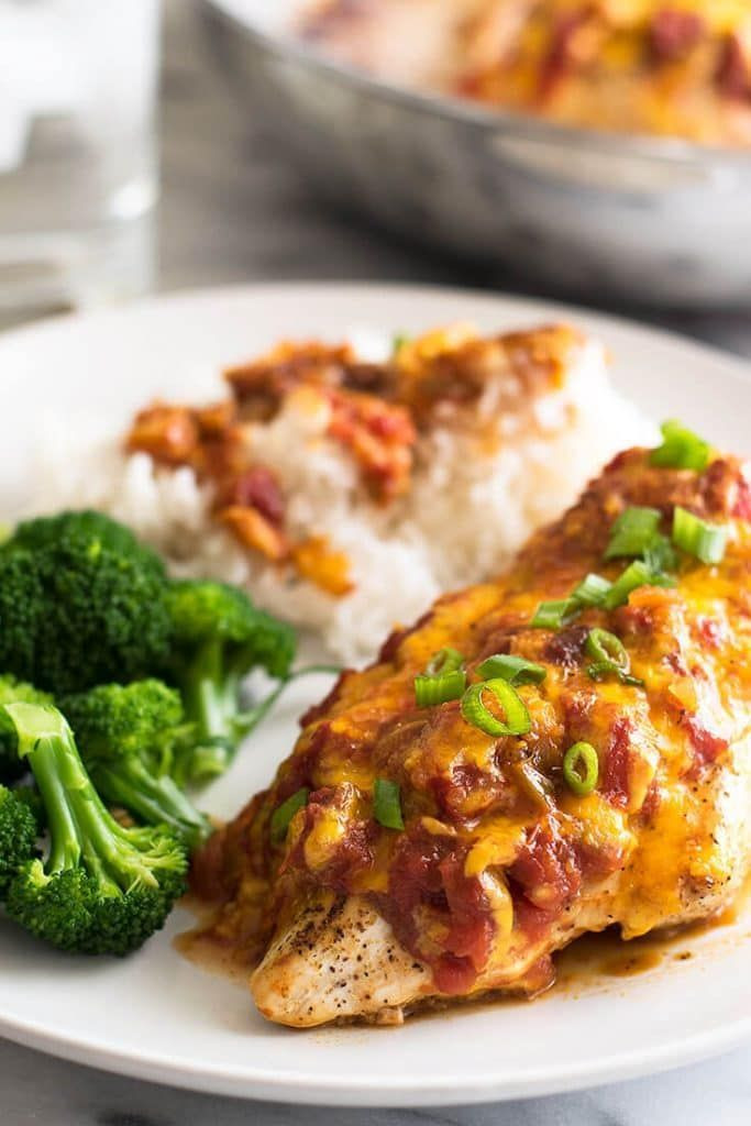 Easy Chicken Dinners for Two Lovely This Cheesy Salsa Chicken for Two is the Easiest Homemade