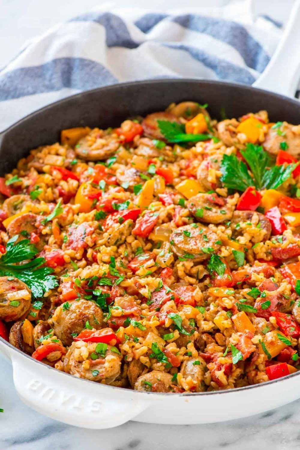 Easy Italian Sausage Recipes Inspirational Italian Sausage and Rice Casserole with Peppers